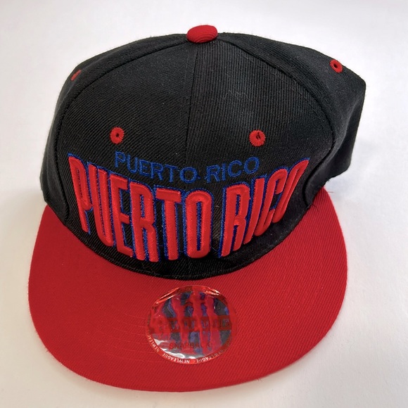 New League Men’s Hat SnapBack adjustable Red Black One size - Picture 2 of 7